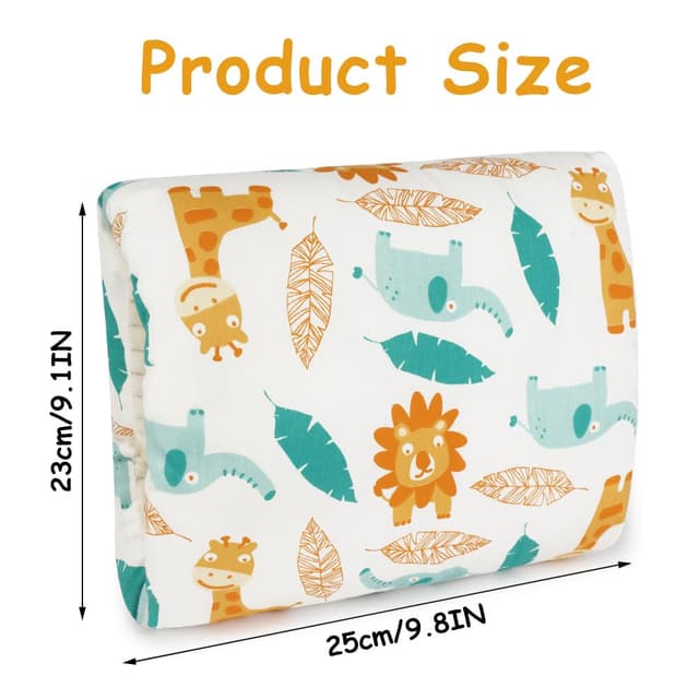 Detalle de Aolso Arm Stillkissen & Ministillkissen fürs Stillen unterwegs – weiches Wiegenarmkissen