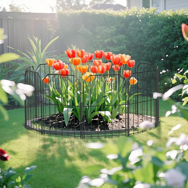 Detalle 1 de Yeabett Gartenzaun 25 Stück 31×41 cm