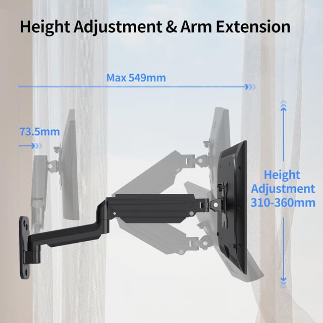 Detalle 2 de Suptek WM01A supporto da parete 17-32