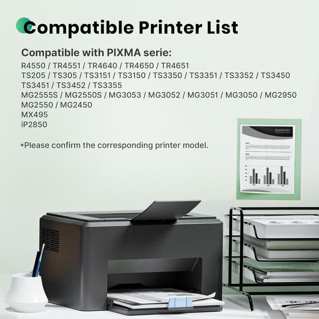 Detalle 2 de PG-545 XL & CL-546 XL ink cartridge replacement for Canon (1 Black, 1 Colour) for Pixma TS/MX/TR/MG series