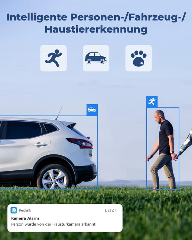 Detalle 2 de Reolink Duo 2 WiFi 4K Überwachungskamera 180°