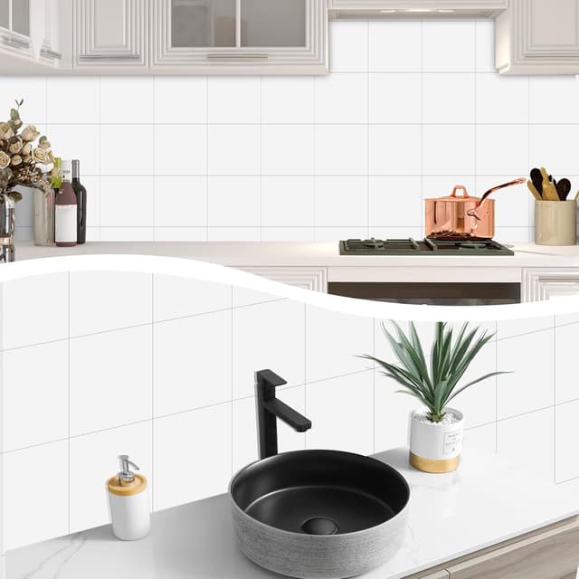 Detalle de Hode adesivi piastrelle 15x15 cm, 24 pezzi