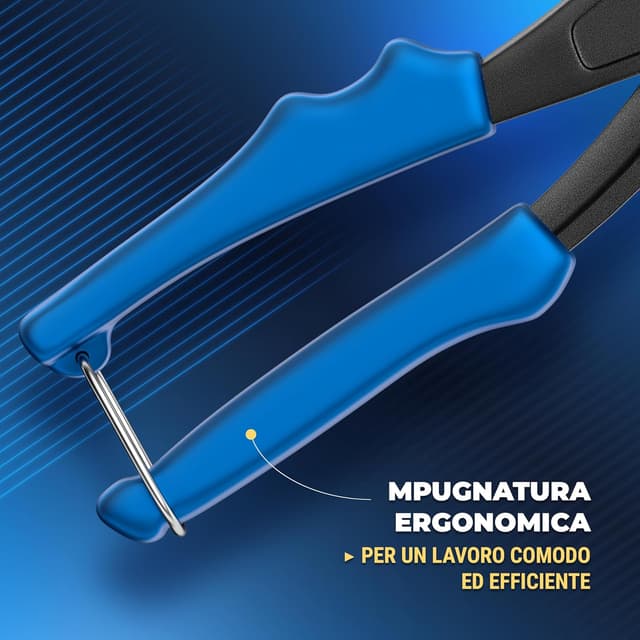 Thumbnail 4 de S&R Rivettatrice Manuale Professionale 470 pezzi