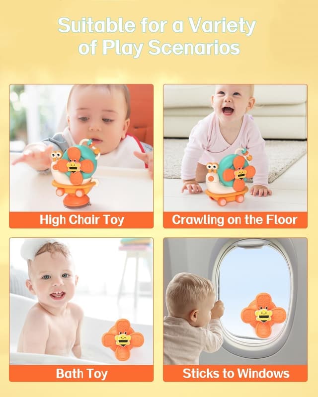 Detalle de VORENUS Gioco Seggiolone Ventosa 6 mesi