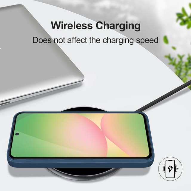 Thumbnail 6 de GiiYoon Liquid-Silicone Hülle für Samsung Galaxy A56 – Rundumschutz mit weichem Mikrofaserfutter in Blau