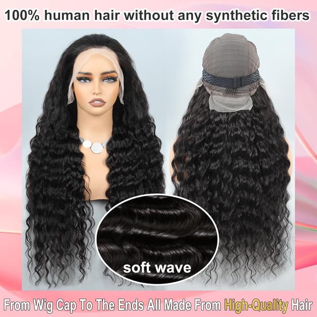 Detalle 2 de 28 Inch Loose Wave Lace Front Wig