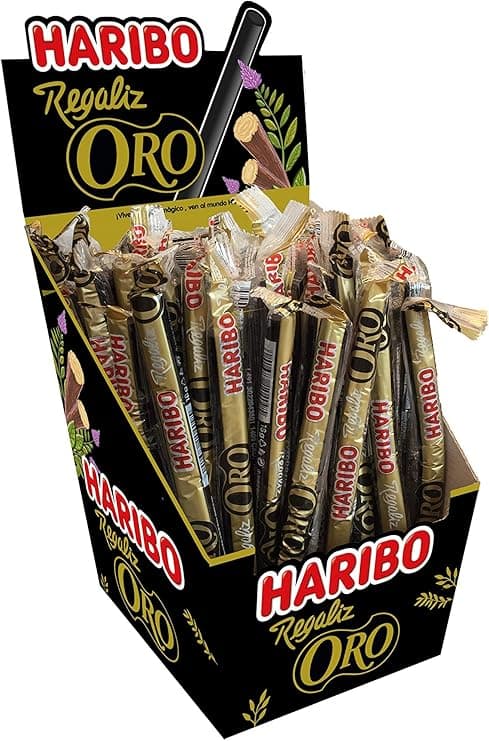 Imagen de Haribo Regaliz Oro 🍬 Pack de 75 unidades en OfertitasTOP