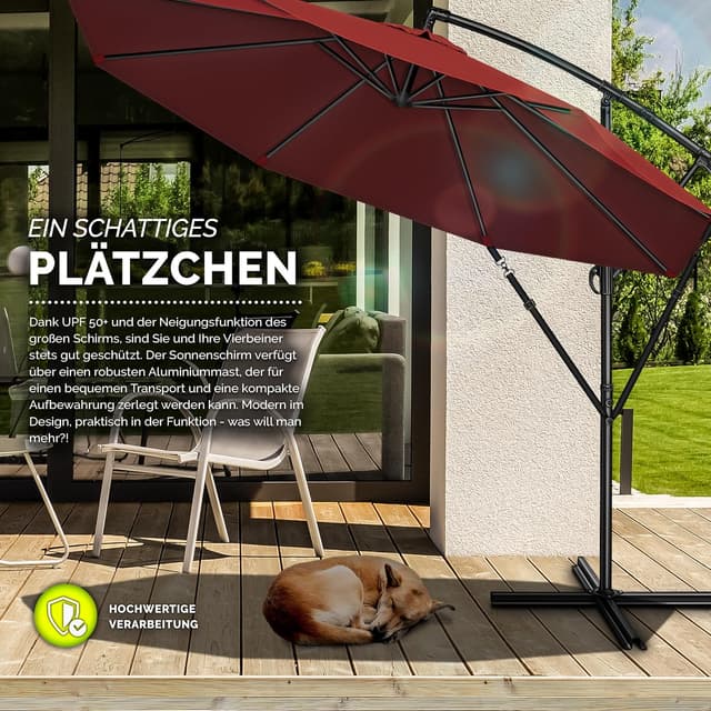 Thumbnail 6 de tillvex Alu Sonnenschirm Ø 300 cm