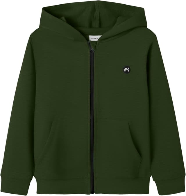 Detalle 2 de Name it Jungen Sweatjacke mit Kapuze (langarm, normal geschnitten)