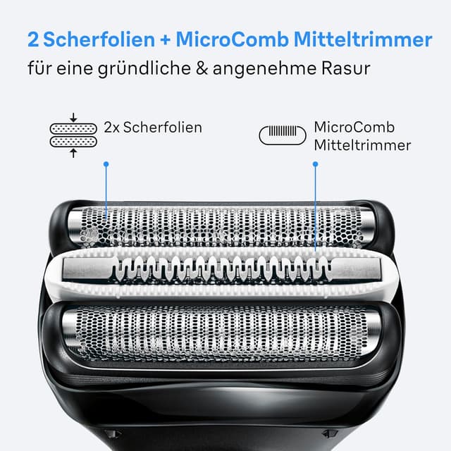 Detalle de Braun Series 3+ 3040si Elektrorasierer 45 Min
