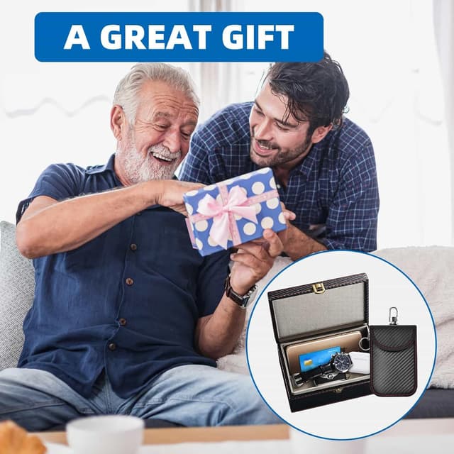 Thumbnail 6 de DYUEE Faraday Box for Car Keys (19x12x9cm) + Faraday Pouch, RFID Signal Blocker for Key Fobs (Large)