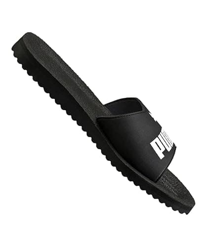 Detalle 2 de PUMA Purecat Chanclas unisex 40,5 EU negras/blancas