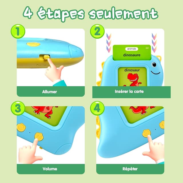 Thumbnail 2 de 510 Mots Carte Flash Parlante Français