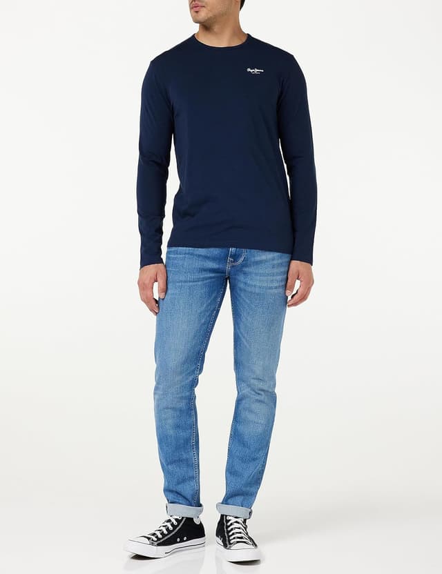 Imagen de Pepe Jeans Original Basic Camiseta Slim Fit azul L en OfertitasTOP