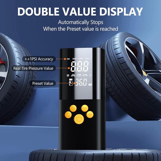 Thumbnail 2 de Ockwred 160PSI Compressore Aria Portatile 10000mAh