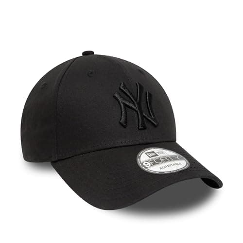 Detalle de New Era ERA MLB League ESS 940 New York Yankees: gorra de algodón ajustable (negra, talla única)