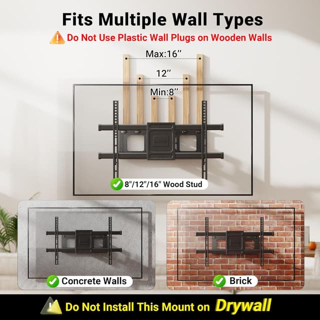 Detalle 2 de BONTEC TV Wall Mount 132 lb