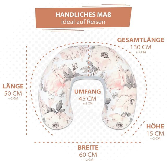 Thumbnail 1 de Totsy Baby Cojin Lactancia 130 cm Rosa