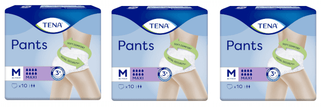 Imagen de TENA Pants Maxi Unisex Talla M, Pack 3x10 en OfertitasTOP