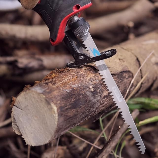 Detalle 2 de EZARC Säbelsägeblätter-Set R931GS (5-teilig) für Holz, 225 mm, 5 TPI – Zubehör für schnelle Schnitte