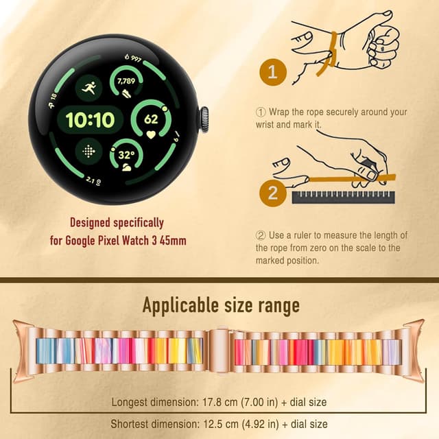 Detalle 2 de MaEiol Strap for Pixel Watch 4 45mm