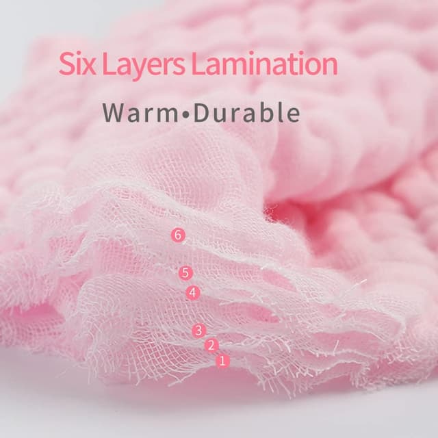 Detalle 2 de Muslin baby bath towels 2 pack, 105 cm