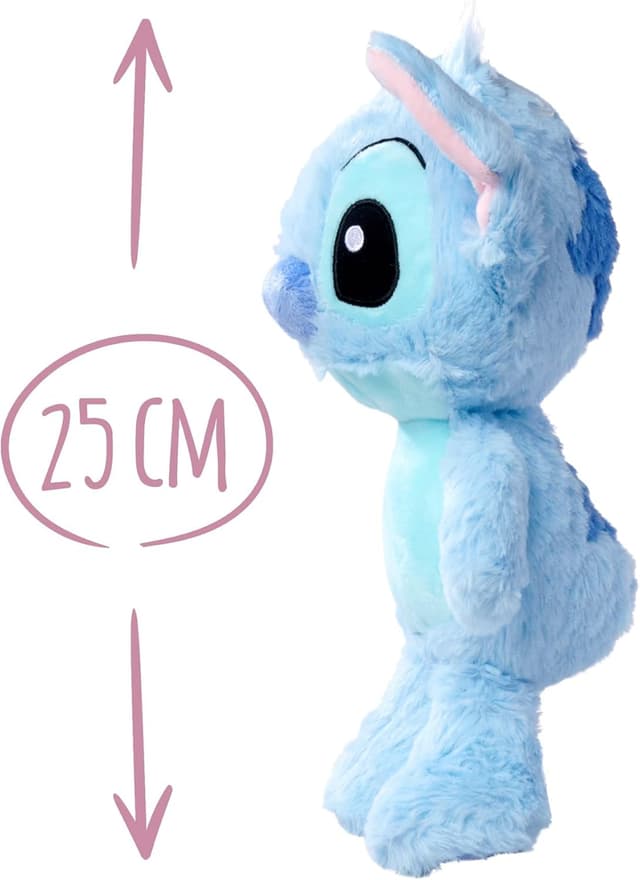 Detalle 2 de Peluche Stitch Disney 25 cm Simba