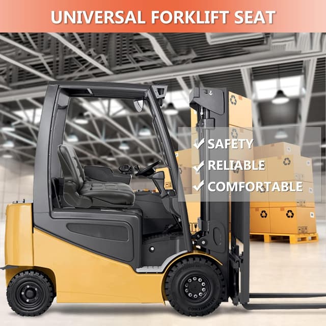 Thumbnail 5 de TICSEA Universal Forklift Seat 160° backrest