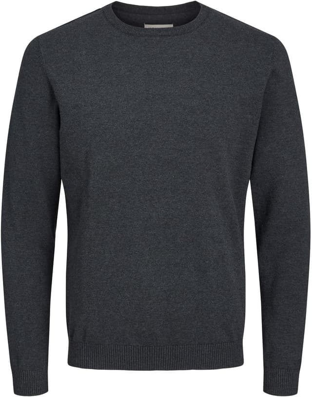 Detalle de JACK & JONES Jjebasic Knit Crew Neck Noos pull homme gris small