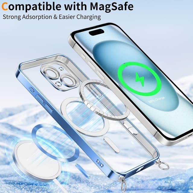 Detalle de iPhone 15 Plus Magnet Handyband, 160 cm