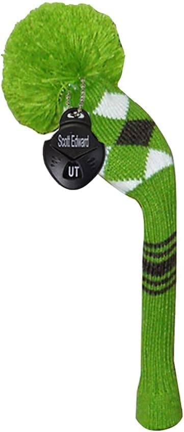 Detalle 2 de Scott Edward Knit Hybrid Golf Club Covers for Hybrids & UTs – Fine Stripes long neck, washable knit