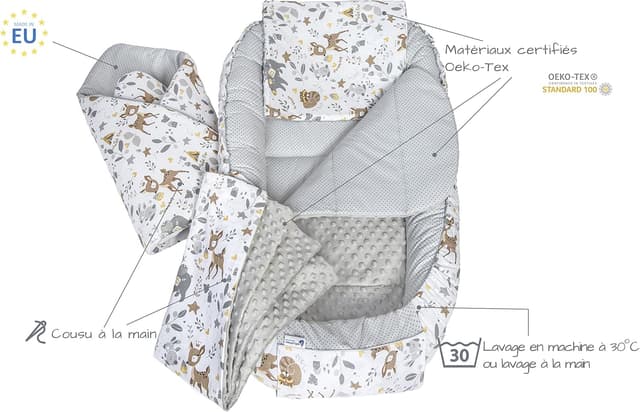 Detalle de Medi Partners réducteur de lit bébé 100x60