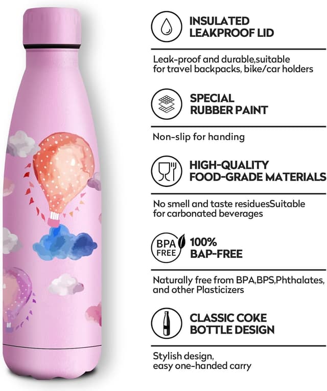 Thumbnail 1 de KollyKolla Botella Térmica Infantil 500ml 🧃 Sin BPA