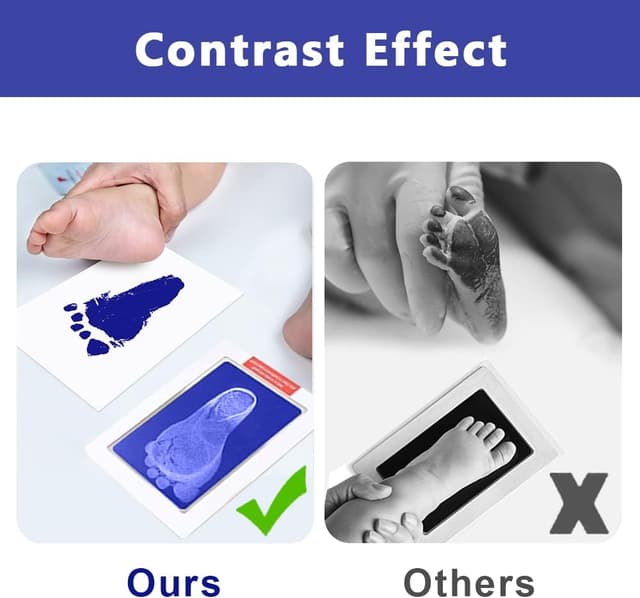 Detalle 2 de Set impronte neonato 9 pezzi 3 colori