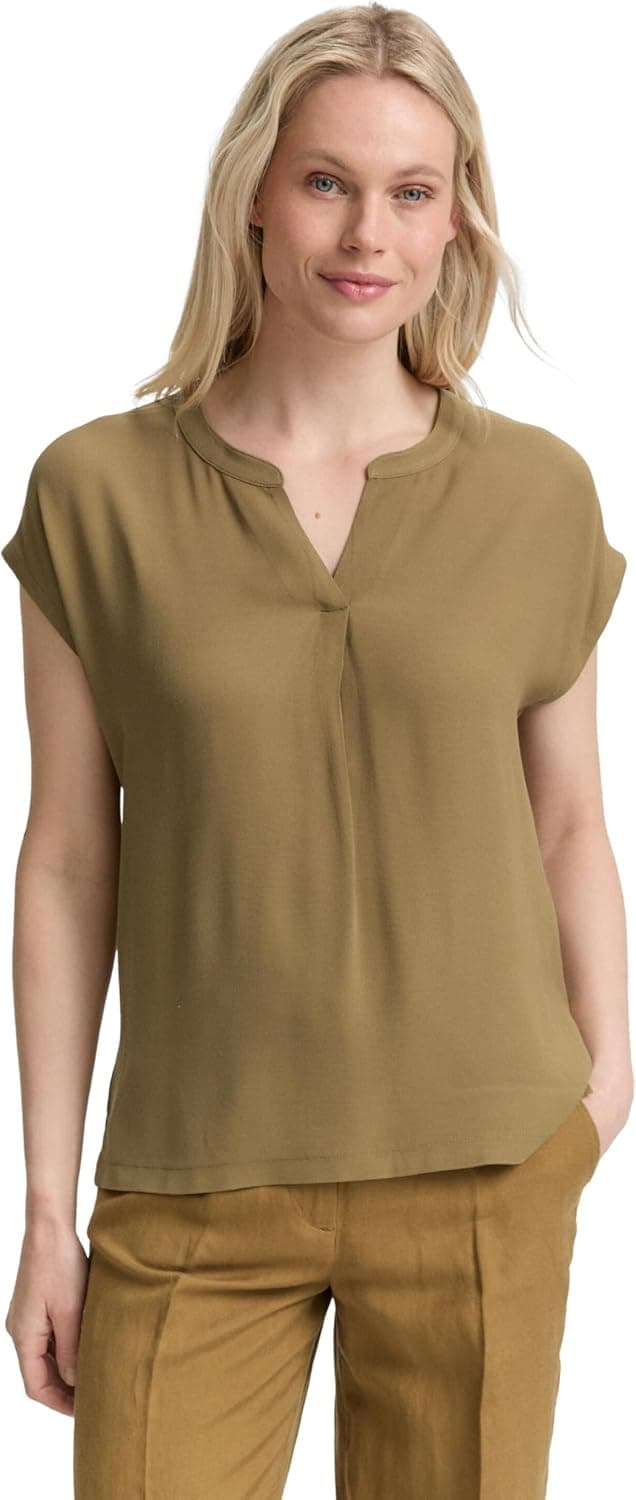 Thumbnail 6 de TOM TAILOR 1046435 T-Shirt Donna a maniche corte con spacchi laterali