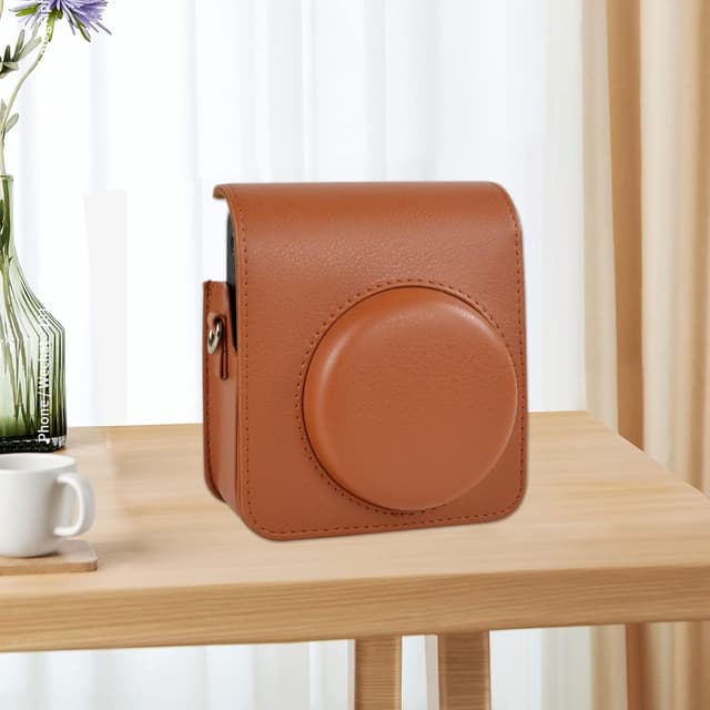 Detalle 2 de Rieibi Protective Case for Fujifilm Instax Mini 40 (PU leather) with strap