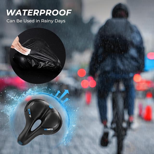 Detalle de Youngdo gel bicycle saddle with 2 year care