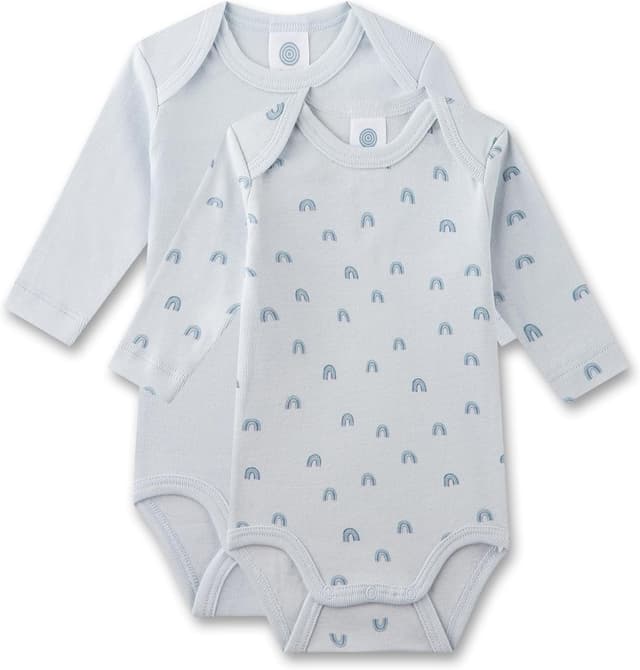 Imagen de Sanetta Baby-Body Langarm Doppelpack beige Regenbogen en OfertitasTOP