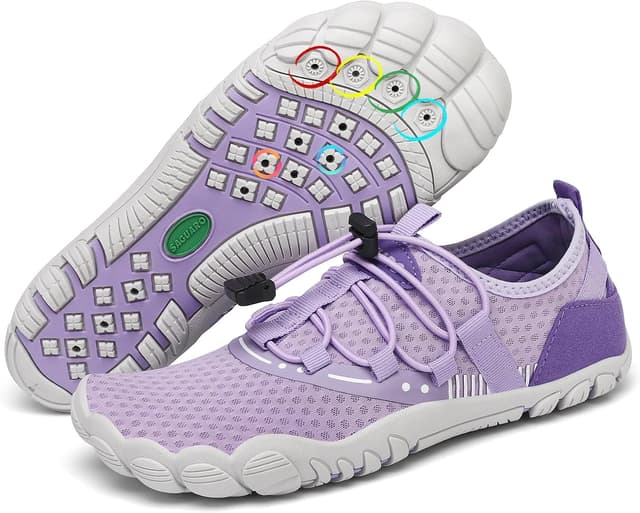 Detalle de SAGUARO Chaussures aquatiques barefoot à séchage rapide, tige souple et semelle antidérapante GR.36-48