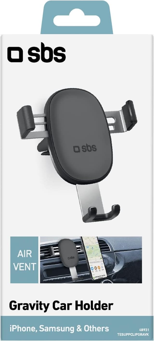 Thumbnail 6 de SBS Soporte Universal Coche AirVENT Clip Negro