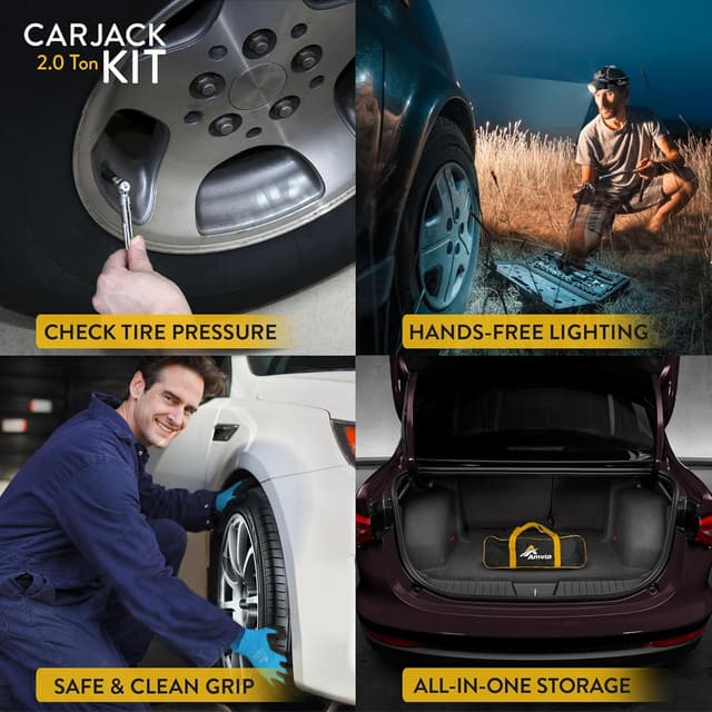 Detalle de Scissor Jack car jack kit 2 Ton