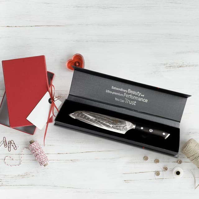 Thumbnail 6 de SHAN ZU Damast Santokumesser 18 cm 67 Lagen