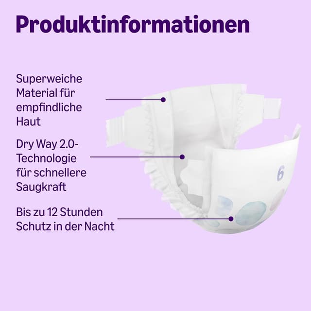 Thumbnail 2 de By Amazon Ultra Dry Windeln Größe 6 Monatsbox 140 Stk
