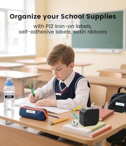 Detalle 2 de Phomemo P12-Pro Étiqueteuse Bluetooth, 3 rubans, 📄