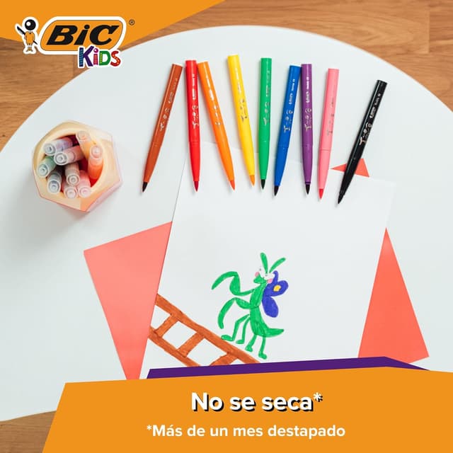 Thumbnail 2 de BIC Kids Visacolor XL Rotuladores Lavables Multicolor ✏️ 48 Uds