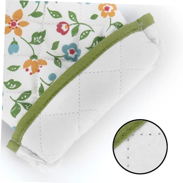 Thumbnail 6 de Hitzebeständige Ciieeo Backhandschuhe mit Blumen