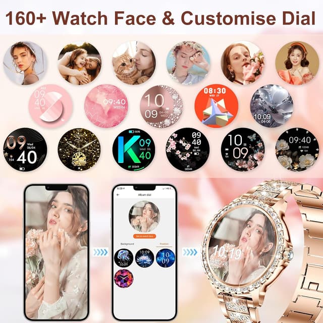 Thumbnail 6 de fitonyo Smart Watch for Women 1.32" touchscreen