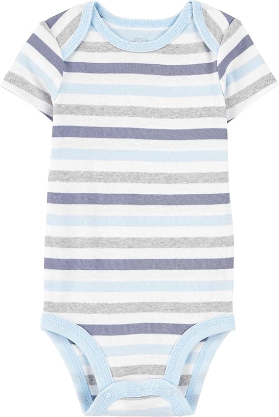 Thumbnail 5 de Simple Joys by Carter's Short Sleeve Bodysuit 0 meses (6) 👶