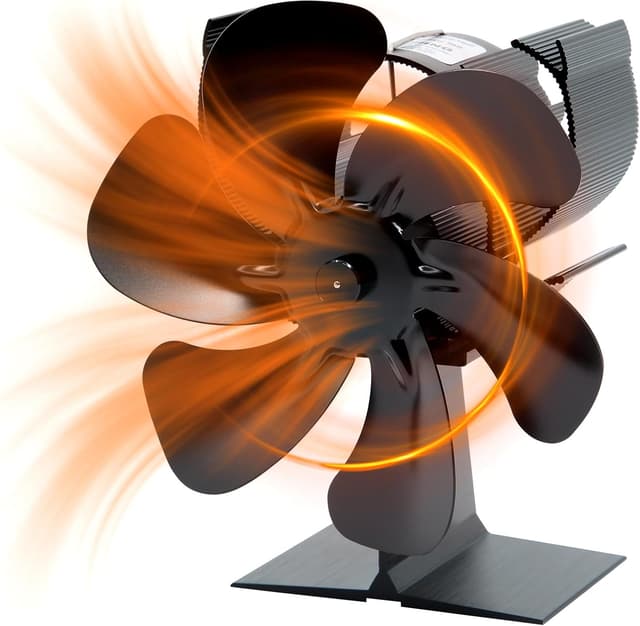 Detalle de YAZIONG HL-500Q4 stove fan 6-blade