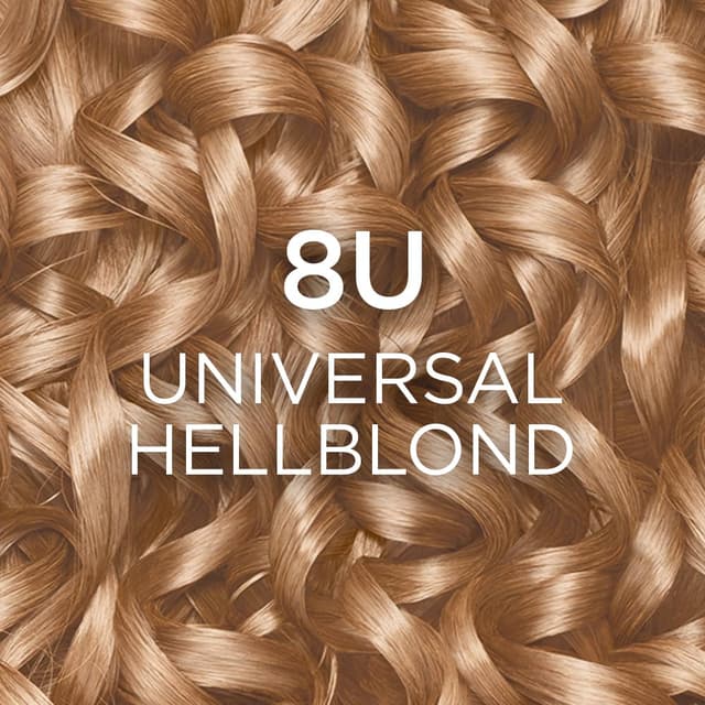 Detalle 2 de L'Oréal Paris Excellence Creme Permanente Haarfarbe Nr. 8U Hellblond (Blond) – ohne Ammoniak, Universal Nude-Töne